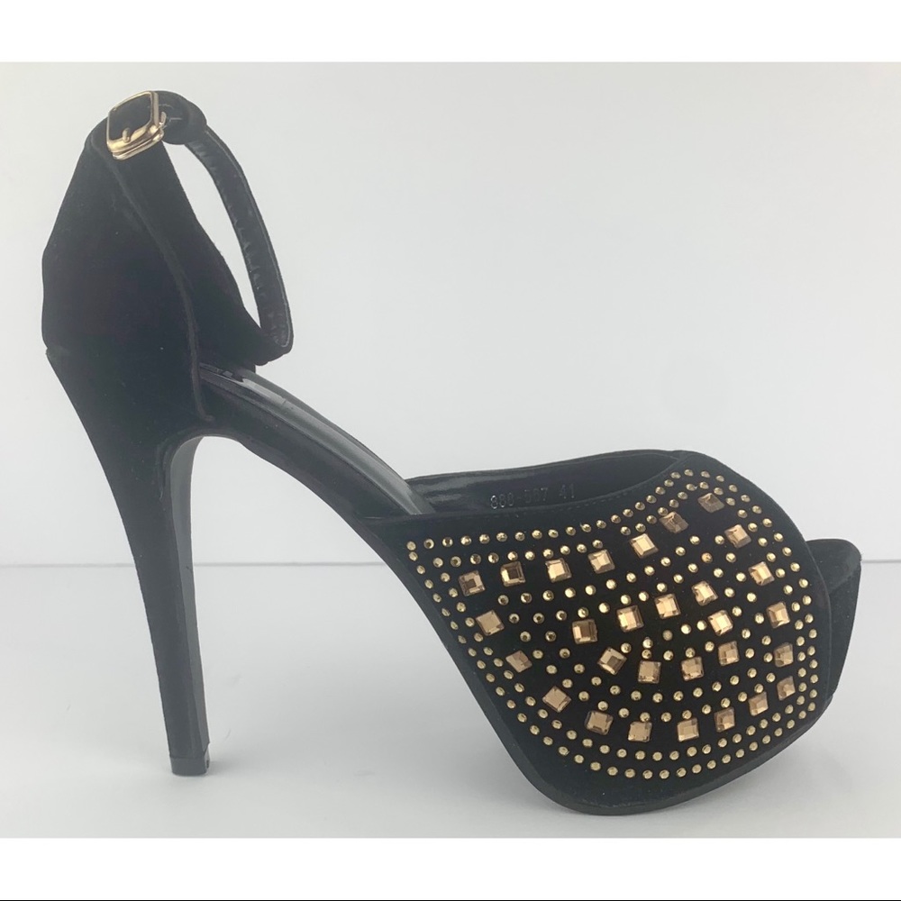 Nell Suede Platform Sandals 11
